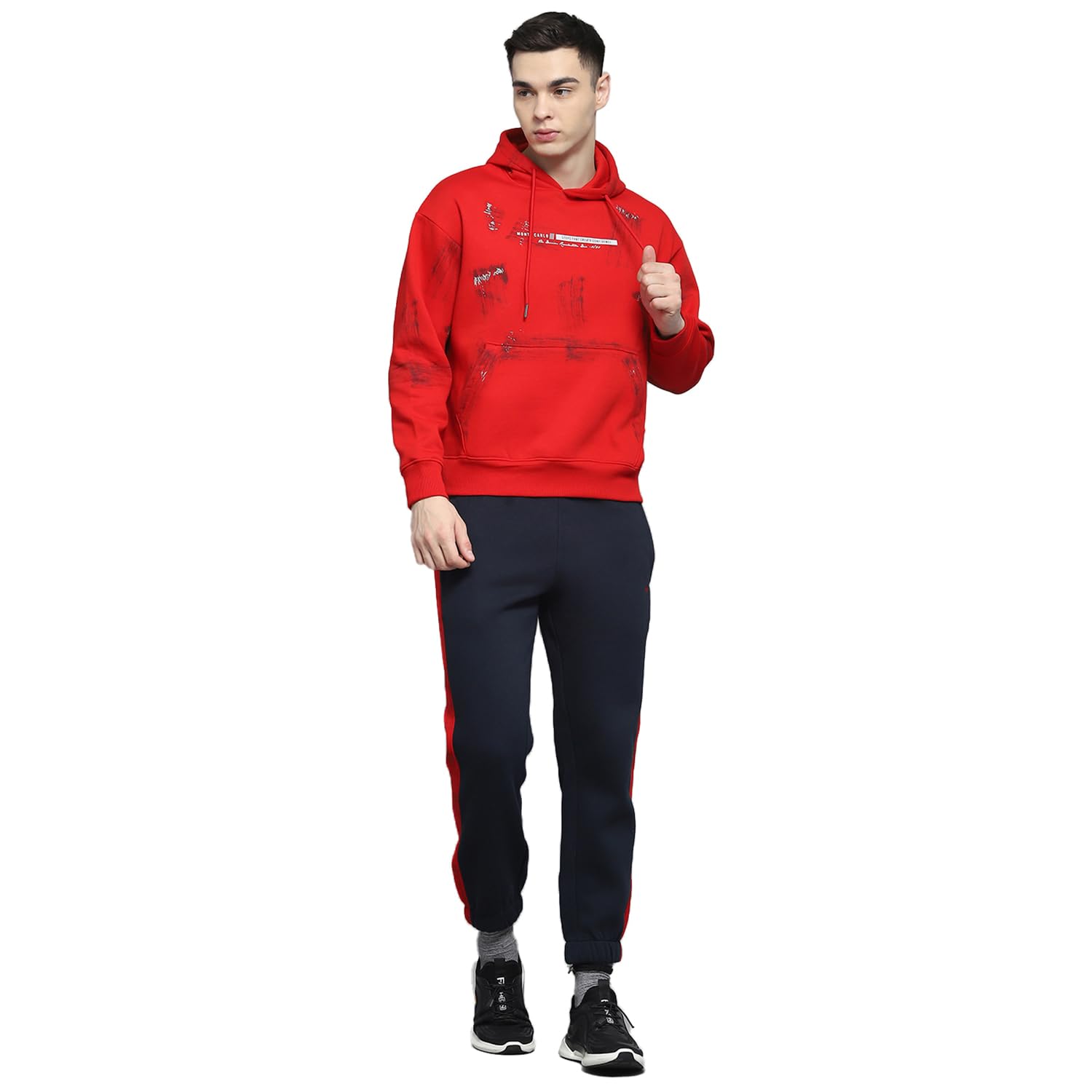 monte carlo Mens Printed Red Navy Hooded Neck Full Sleeve Tracksuit 224066534-1-picture-38
