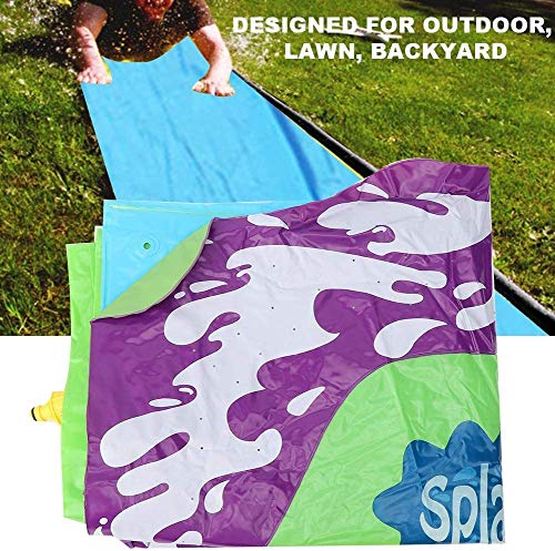 EPROSMIN 15.7 FT Water Slides Slip for Kids - Lawn Water Slides with 1 Surfboard and Crash Pad Lower The Temperature Outdoor Toys - Thumbnail 3