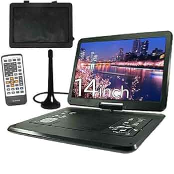 DVDプレーヤー  フルセグ ポータブル     14.1インチ★ ベルソス 14.1インチ フルセグポータブルプレーヤー ［14.1V型