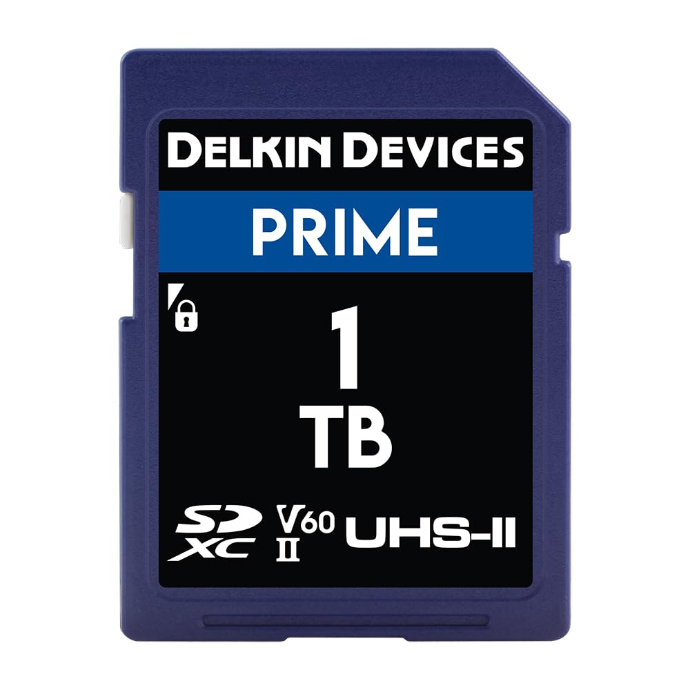 Delkin Devices Prime 1TB SD Card for Digital Camera | SDXC UHS-II (U3/V60) – High Endurance | 8K, 4K, Full HD, RAW Burst | DSLR SD Memory Card 128GB-image-30