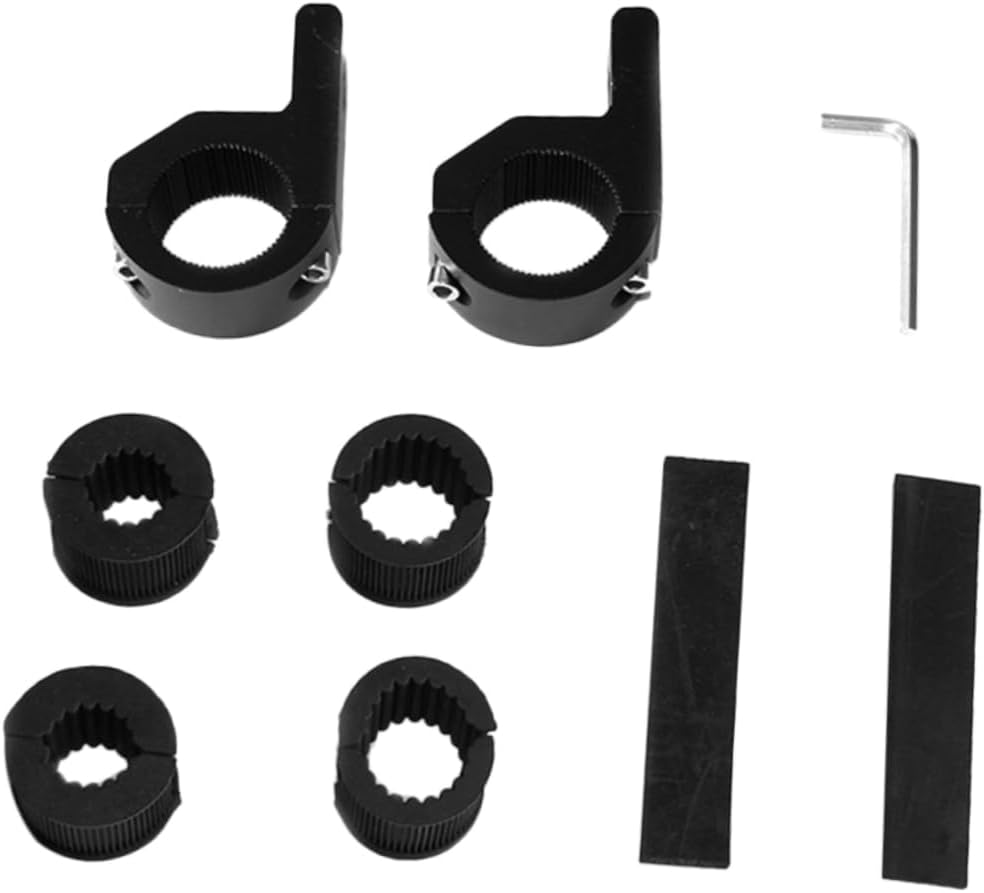 1set Lamp Bracket for Off-road Vehicle Black Mounting Clips for Truck Light Bars Easy Install Roll Cage Support for Tubes