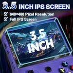 RG36PRO Retro Video Game Console - Open Source System,3.5"IPS Screen,64G TF card,3000mAh Battery,Support 30,000+ Classic Retro Video Games for Teen or Partner - Gift for Christmas - Purple - Image 4
