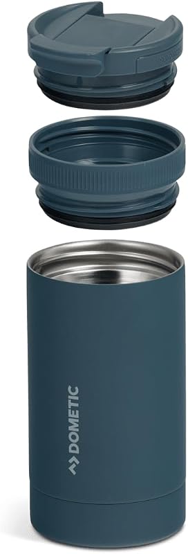 Dometic 12 oz Tumbler | Stainless Steel Insulated Drinkware with Magnetic Swig Lid | Ocean