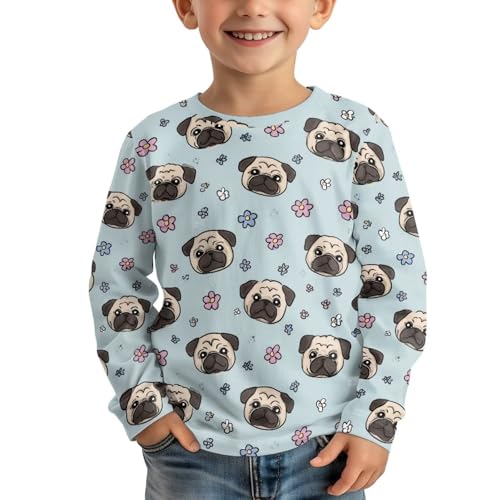 Image of Uourmeti Teens Girls Long Sleeve T Shirts Fall Outfits Boys Active Sportswear Running Tops