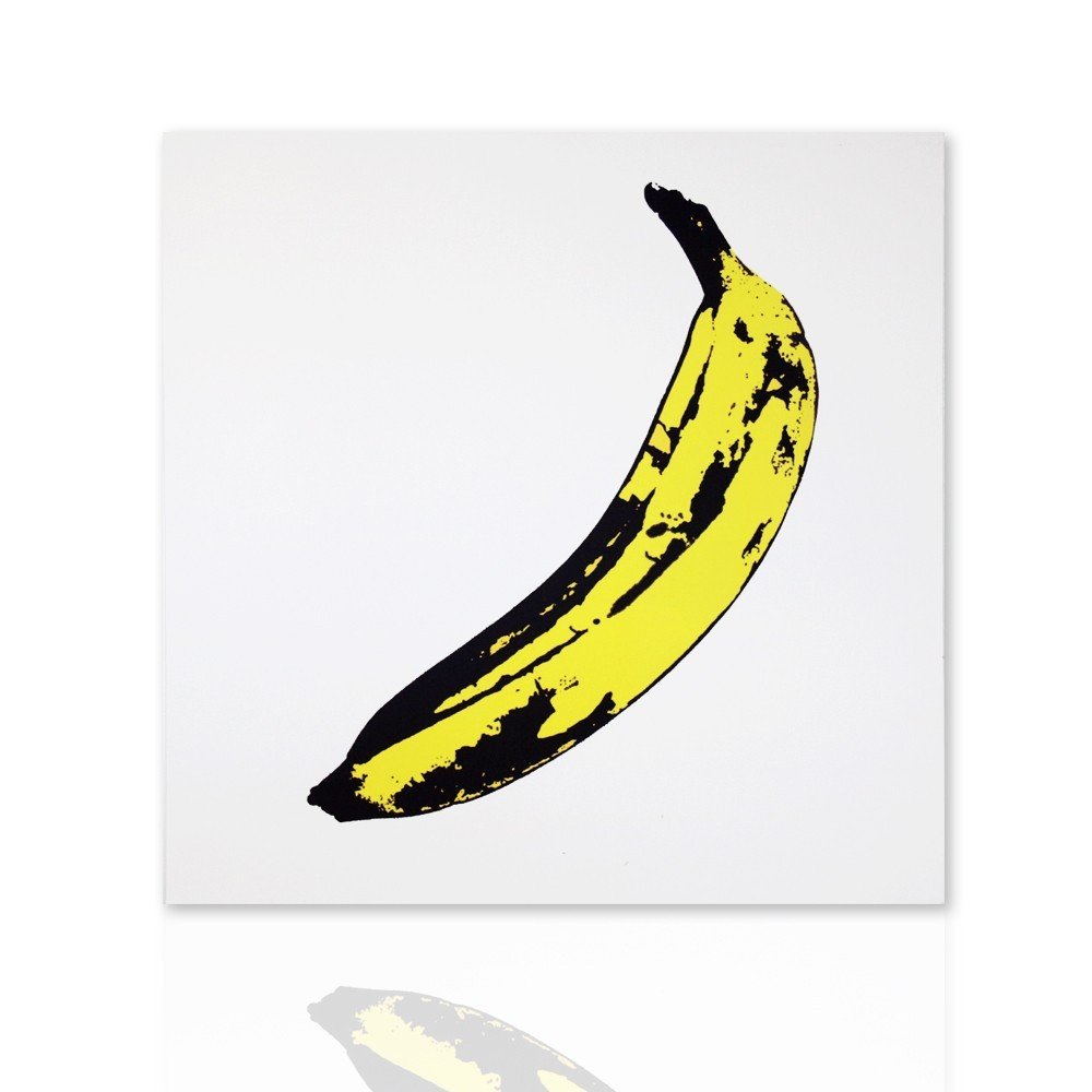 Modern painting tribute Andy Warhol Banana Painting on Canvas Pop Art ready to hang Design - Colorscrazy