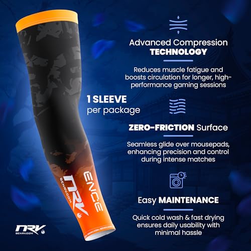 Manchette compression gaming durable de l'équipe ENCE Esport