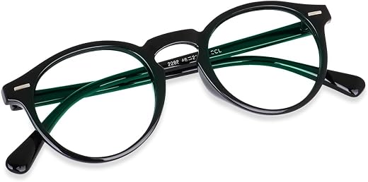 Peter Jones Medium Round Anti Glare Computer/Gaming Glasses for Women/Girls (N2288)