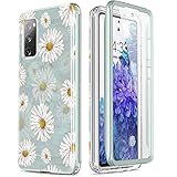 Esdot Samsung Galaxy S20 FE Case with Built-in Screen Protector,Military Grade Rugged Cover with Fas