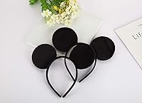 Vista 4 de FANYITY Mickey Ears, 2 diademas de Minnie Ears para fiesta de Navidad