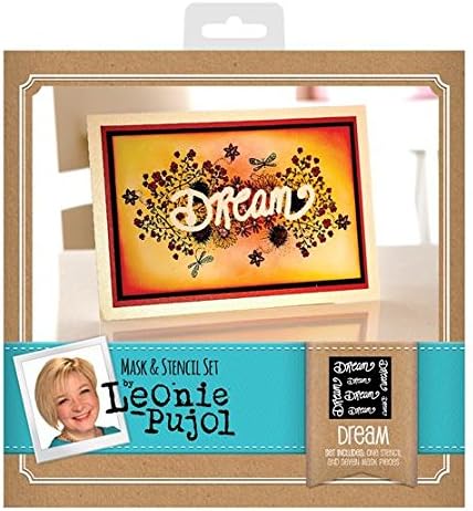 Leonie Pujol Masks and Stencils Dream, 20 x 20 x 0.2 cm