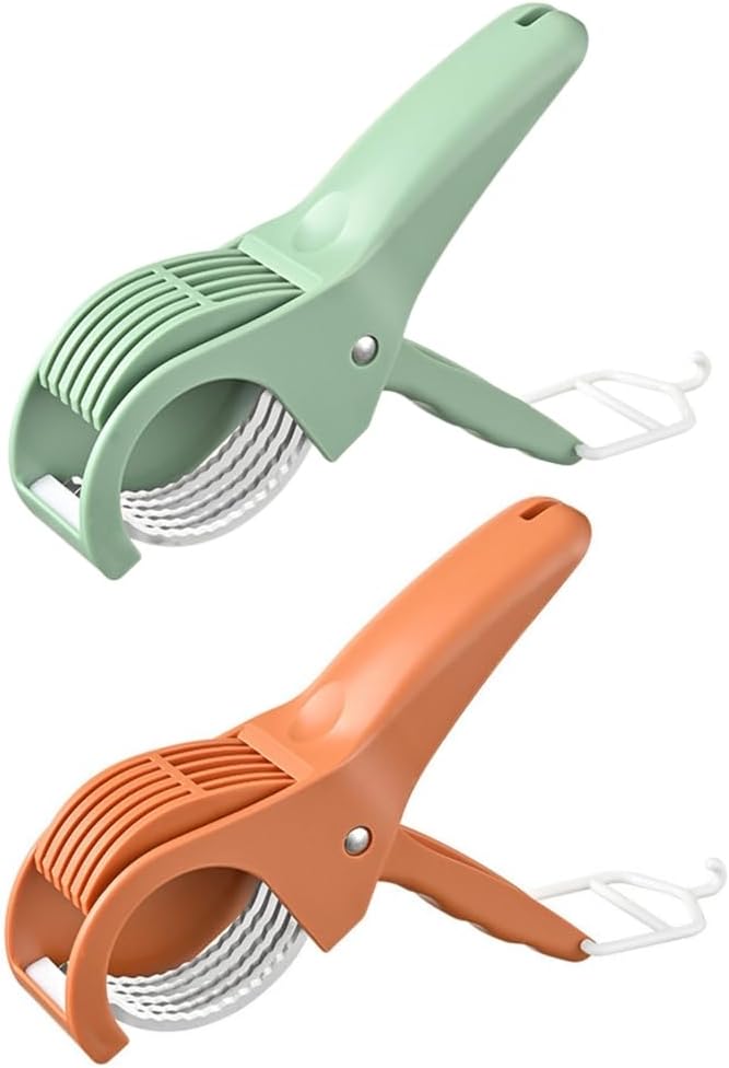 Banana Slicer,Fruit and Vegetable Salad Peeler Cutter Kitchen Tool for Grape