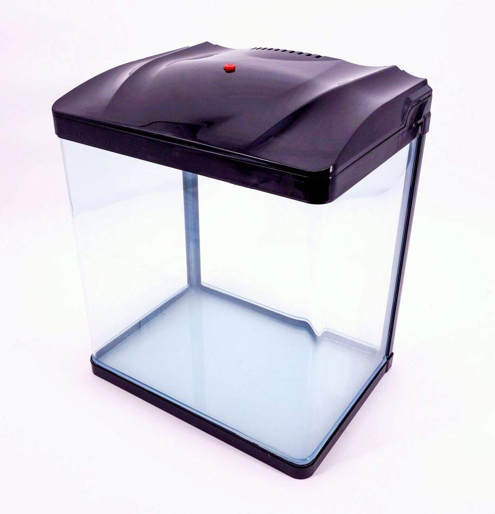 AquaOne HR-300 schwarz inklusive Dekoration Nano Aquarium Komplettaquarium Filteranlage Nanoaquarium Set Filter Beleuchtung