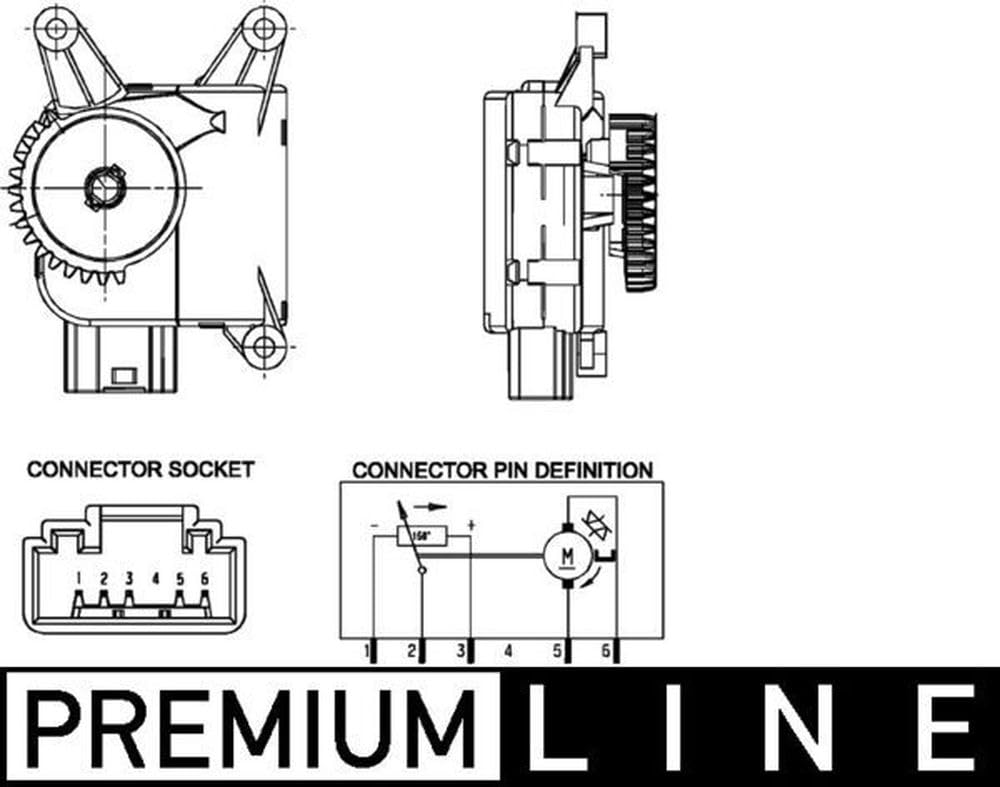 MAHLE AA 16 000P A/C attuatore BeHR PREMIUM LINE