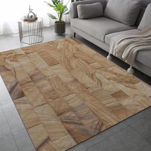 Tapis flanelle douce à texture géométrique abstraite 120x160cm