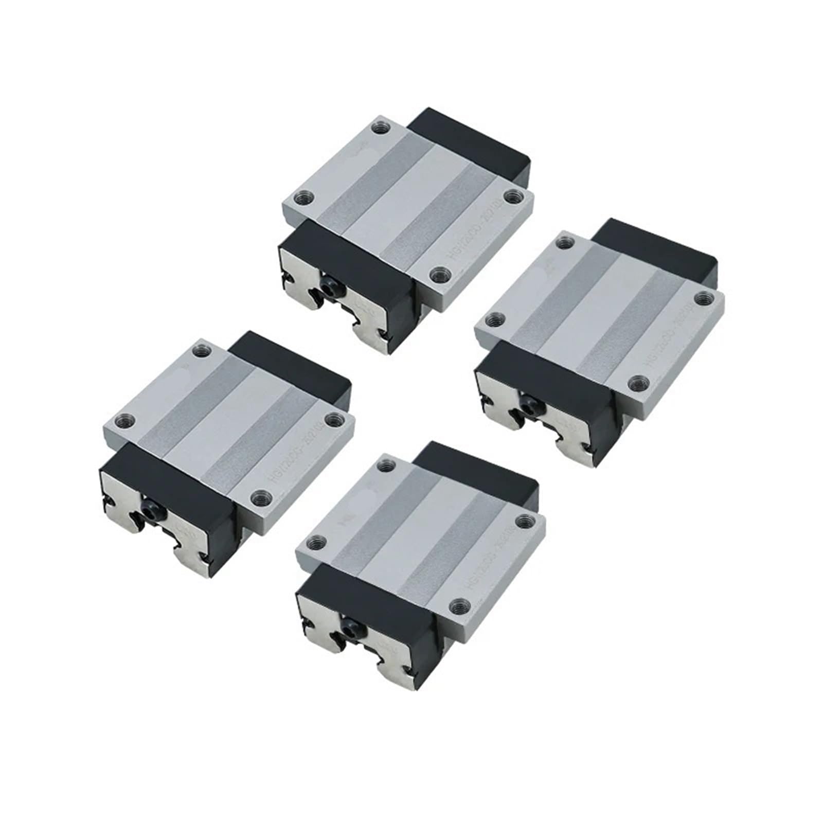 Lot de 4 blocs de guidage linéaire en acier HGH15CA HGW15CC HGH20CA HGW20CC