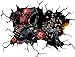Chicbanners Deadpool Wall Crack V001 Sticker Mural Autocollant Motif fenêtre 1000 x 600 mm