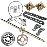 TJHSM 44-in Rear Live Axle Assembly Kit Rear Axle