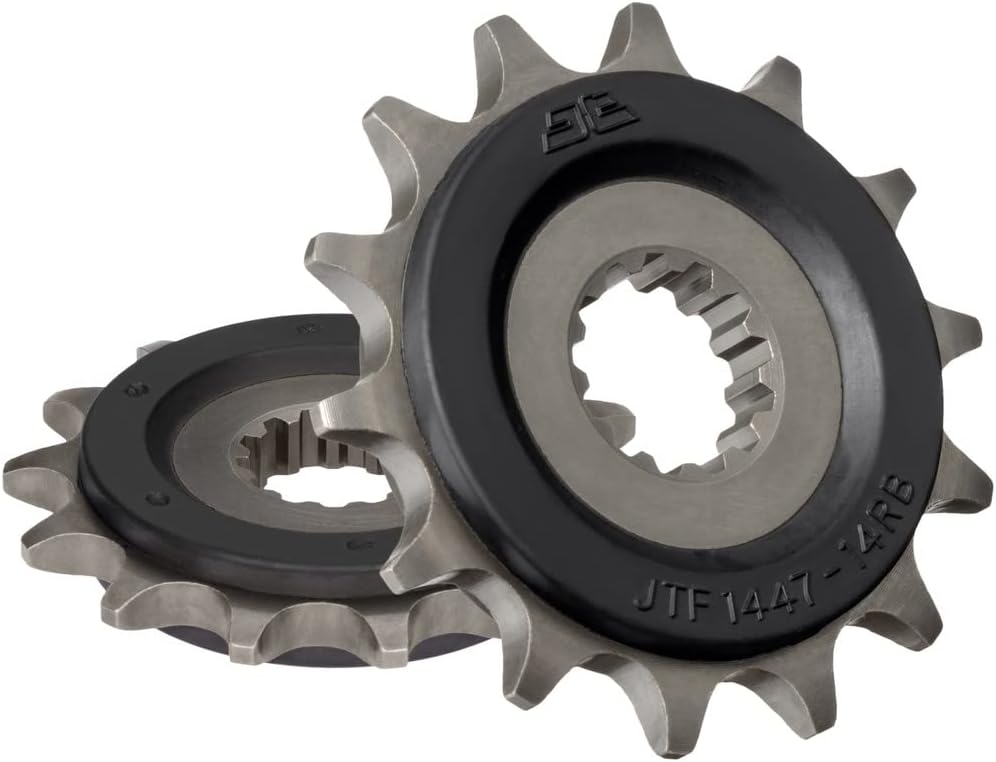 JT Sprockets JTF1447.14RB 14 Tooth Rubber Cushioned Front Countershaft Sprocket