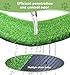 SSRIVER 80*100CM Hundeklo für Zuhause & Hundetoilette Balkon Welpen Training Hundetoilette Ersatzrasen mit Kunstrasen Outdoor Ideal für Wohnung & Balkon