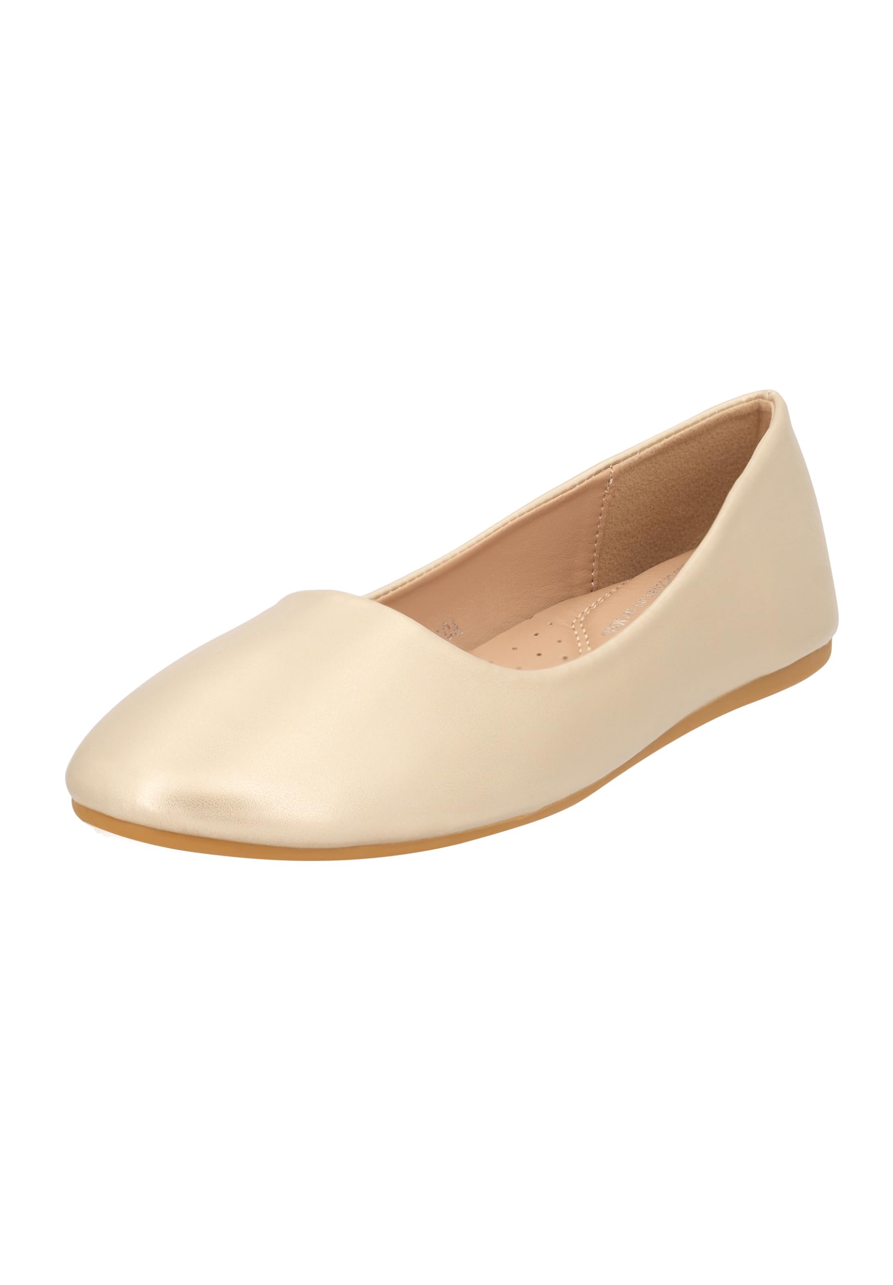 Elara Ballerina da Donna Comodo Slip Ons Flat Chunkyrayan DY-10A