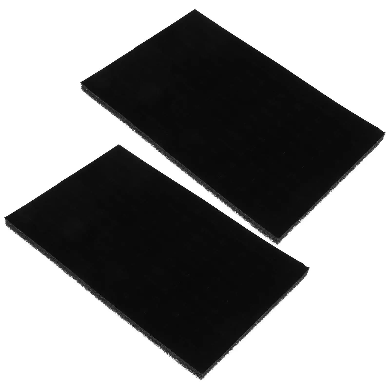 LSNNMU Jewelry Box Insert Pad Earrings Sponge Liner Cushion Trinket Boxes Foam Mat Ear Studs Plug-in Pads Inserts For Jewelry(2 pieces)