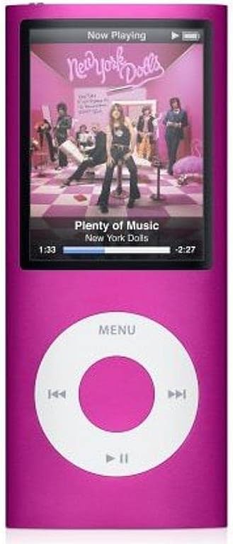 Music Player Compatible with MP4/MP3 - Apple iPod Nano 4th Generation (Pink, 8GB, 8 GB) (Renewed)