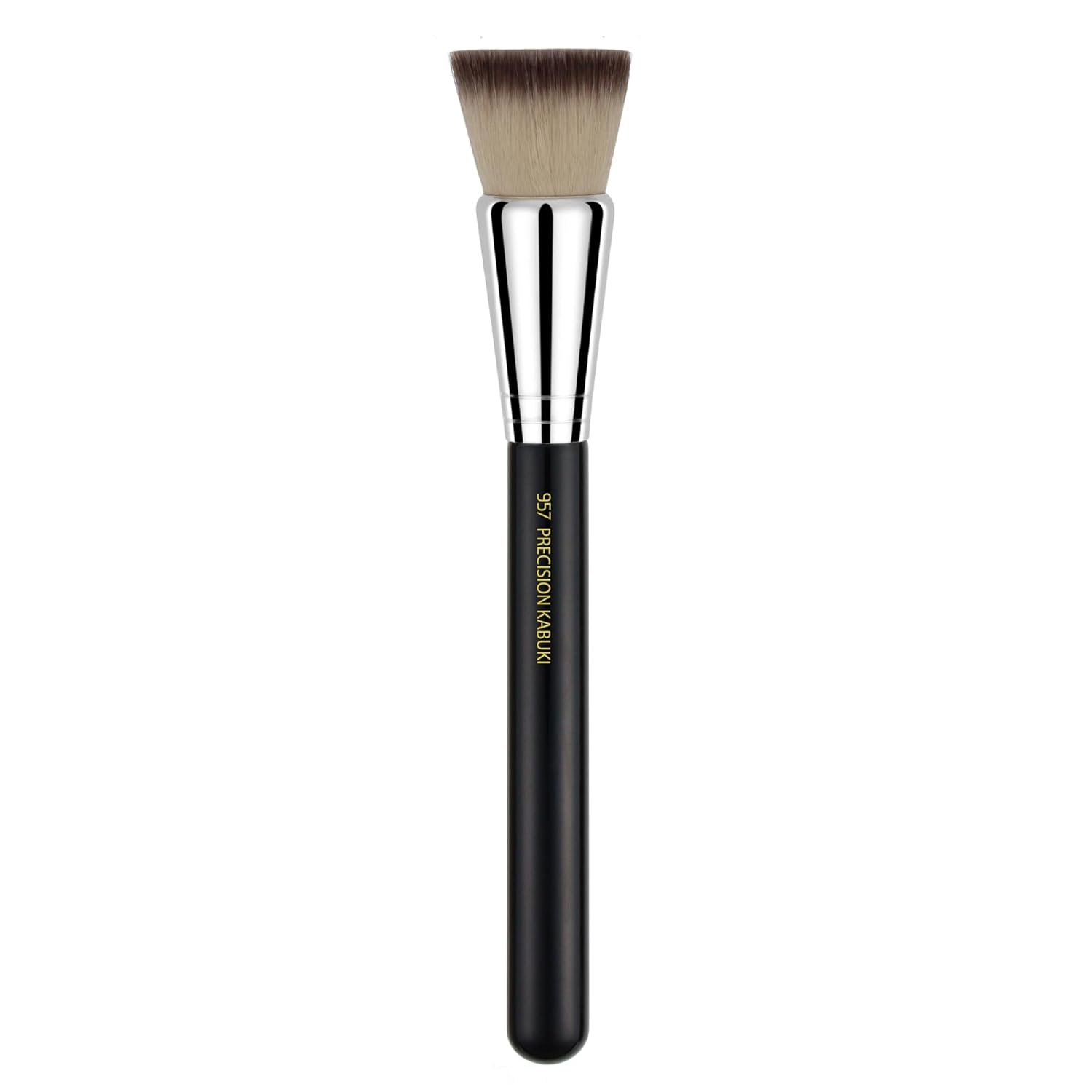 Bdellium Tools Professional Makeup Brush - Maestro Series 957 Precision Kabuki - With Soft Synthetic Fibers, For Versatile Application (Black, 1pc)