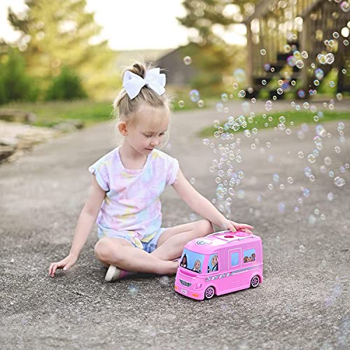 Barbie Dream Camper Bubble Machine | Vehicle Toy With Lights And Sounds For Kids | Bubble Solution Included - Sunny Days Entertainment #TOP5