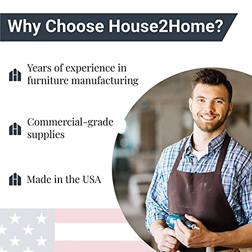 House2Home 23" Couch Spring Repair Kit To Fix Sofa Support For Sagging Cushions - Includes 4Pk Of Springs, Upholstery Spring Clips, Seat Spring Stay Wire, Screws, And Installation Instructions #TOP3