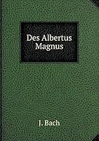 Des Albertus Magnus 5519100667 Book Cover