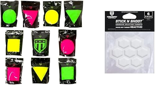 Objetivos explosivos Pop Pack - Objetivos de salpicaduras - Objetivo de rango de precisión - Sistema de disparo multivariable - objetivos para