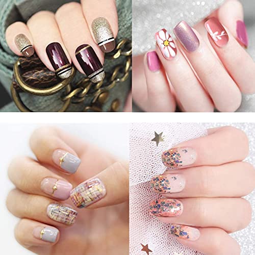 Pinsel für Gelnägel,Nail Art Pinsel Set,15 Stücke Nagel Pinsel,10 Rolle Streifenband Nägel,5 Stücke Dotted Pen,2 Boxes… – Bild 8