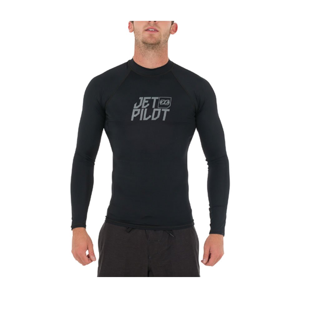 JetPilot Logo L/S Rash Guard/Lycra Shirt Long Sleeves, XXL