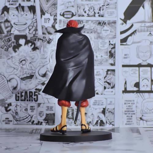 Image of Anime Cartoon Character Action Figure | Limited Edition | Attractive Lightweight Durable Toy Figures for Home Decors Office Desk and Study Table (Shanks)