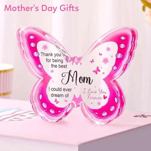 Mothers-Day-Gifts-for-Mom-Mom-Gifts-Mothers-Day-Gifts-from-Son-Daughter-Acrylic-Butterfly-Plaque-433--326--047inch-Mom-Birthday-Gifts-Mothers-Day-Gift-Ideas-Best-Mom-Ever-Gifts
