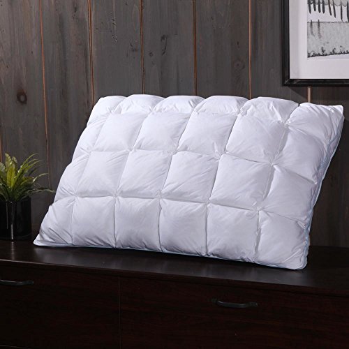 Almohada de plumón estándar con soporte firme para cuello miniatura 5