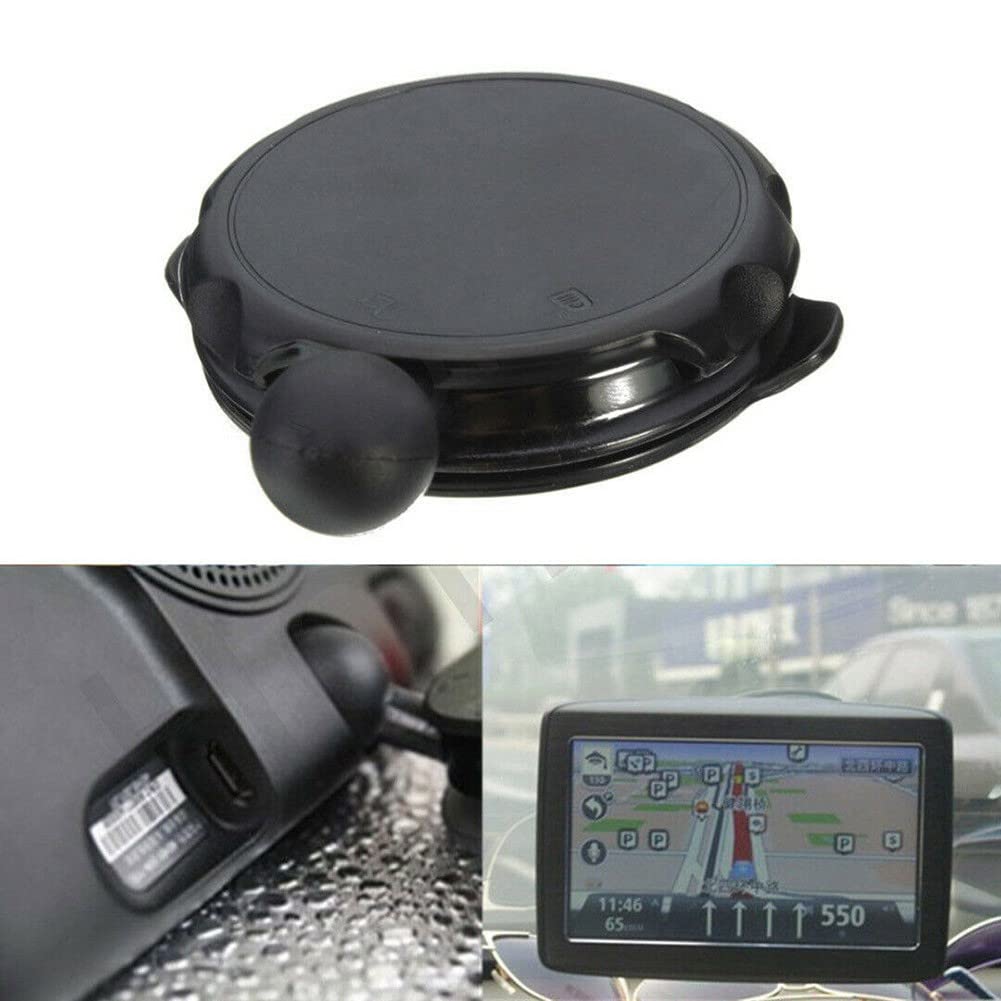 Support GPS Pare-brise Pour TomTom - Ventouse Solide Pour Via 100, GO Live 800, Start 20/25/60 | Fixation à Bille Stable | Idéal Pour La Conduite