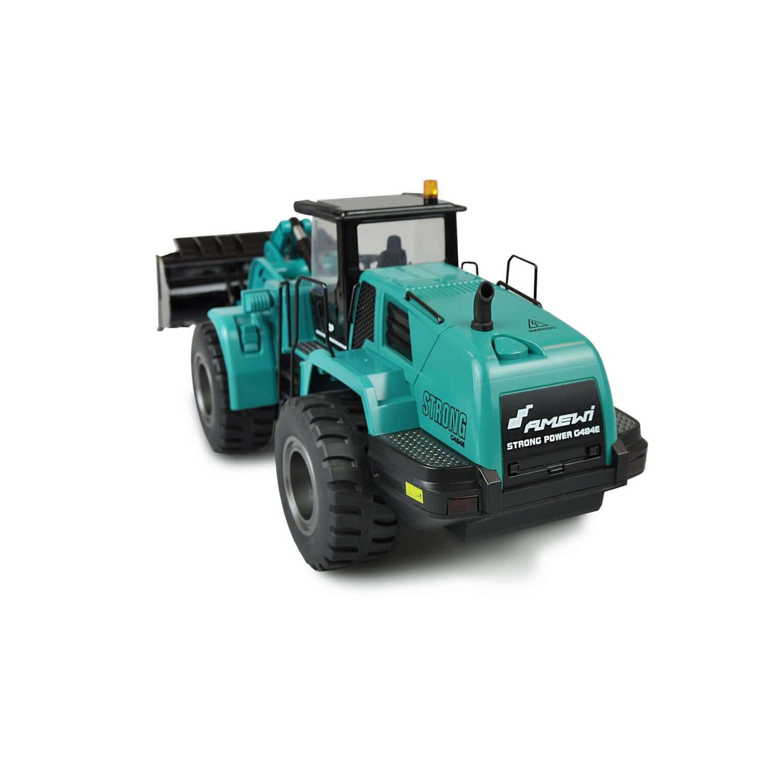 Amewi G485E Petrol 1:14, parzialmente metallo RTR, suono, luce, 10 canali, incl. lampada a tutto tondo RC telecomandato