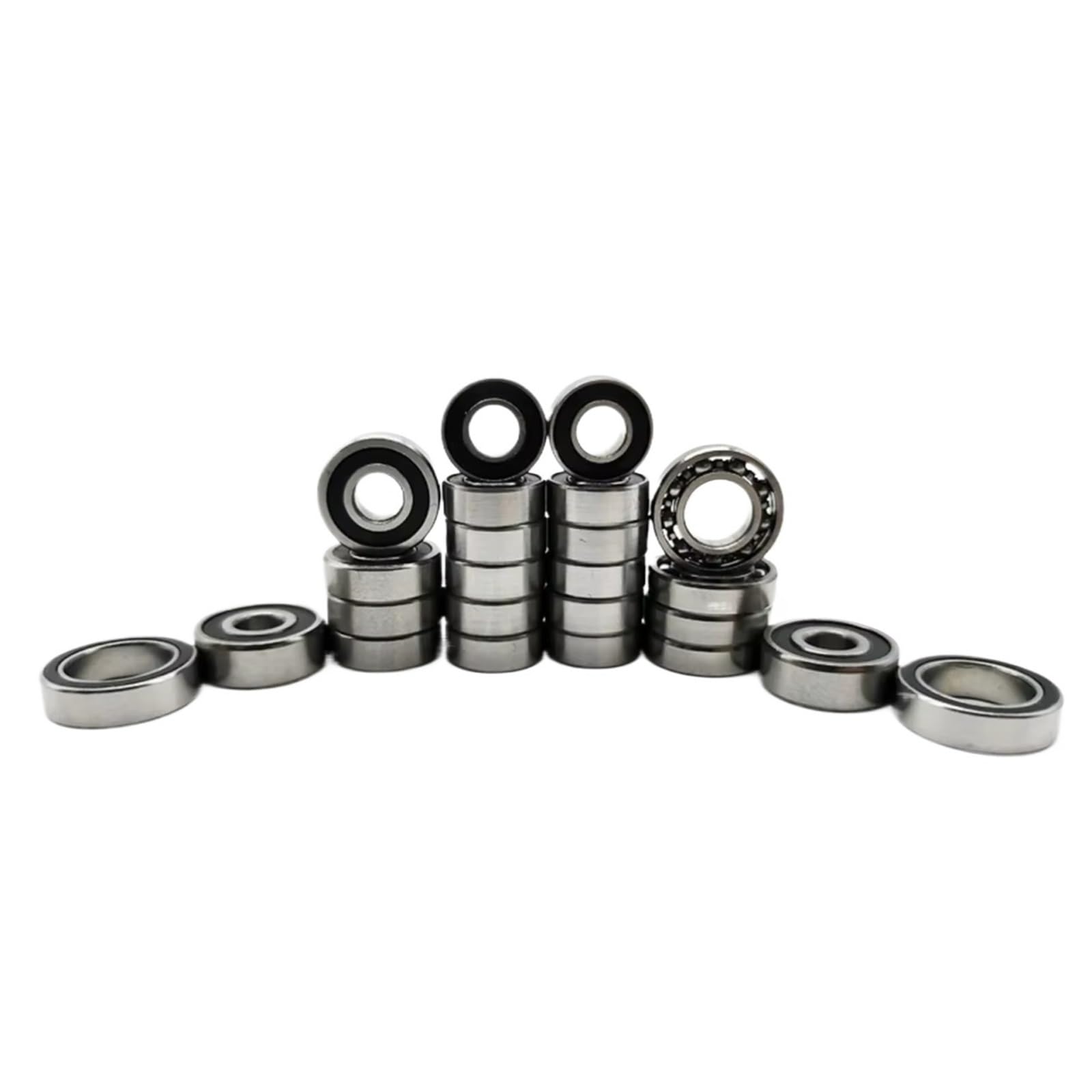 RC Lagerteile Für Axial Für SCX10 III 1/10 24 Teiliges Vorgefettetes AR45 Portalachsen Kugellager Kit Für Vorne Und Hinten Schwarz Gummiversiegelt RC Autoteile