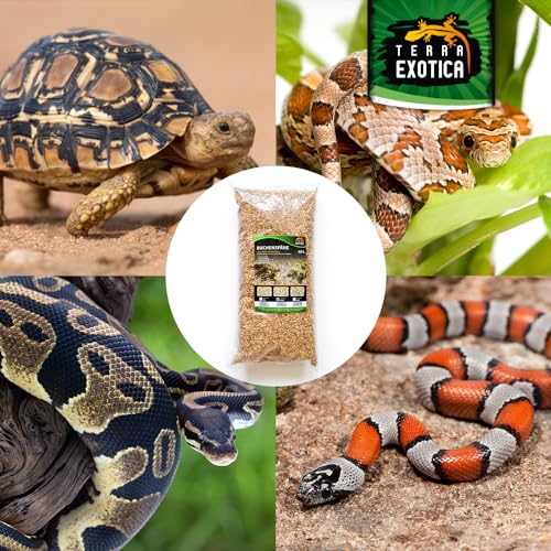 Hackschnitzel Terra Exotica Buchenspäne als Einstreu für Terrarien