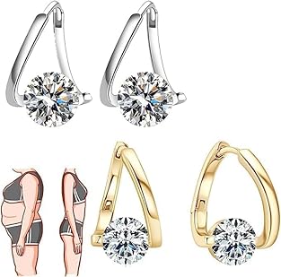 1. Crystal Magnetic Therapy Earrings --- Lymphvity Germanium Earrings are made of high quality alloy material and sparkling rhinestones, which is stable and durable, easy to wear and not easy to fall off. 2. Magnetology Earrings --- Emitting Negative...