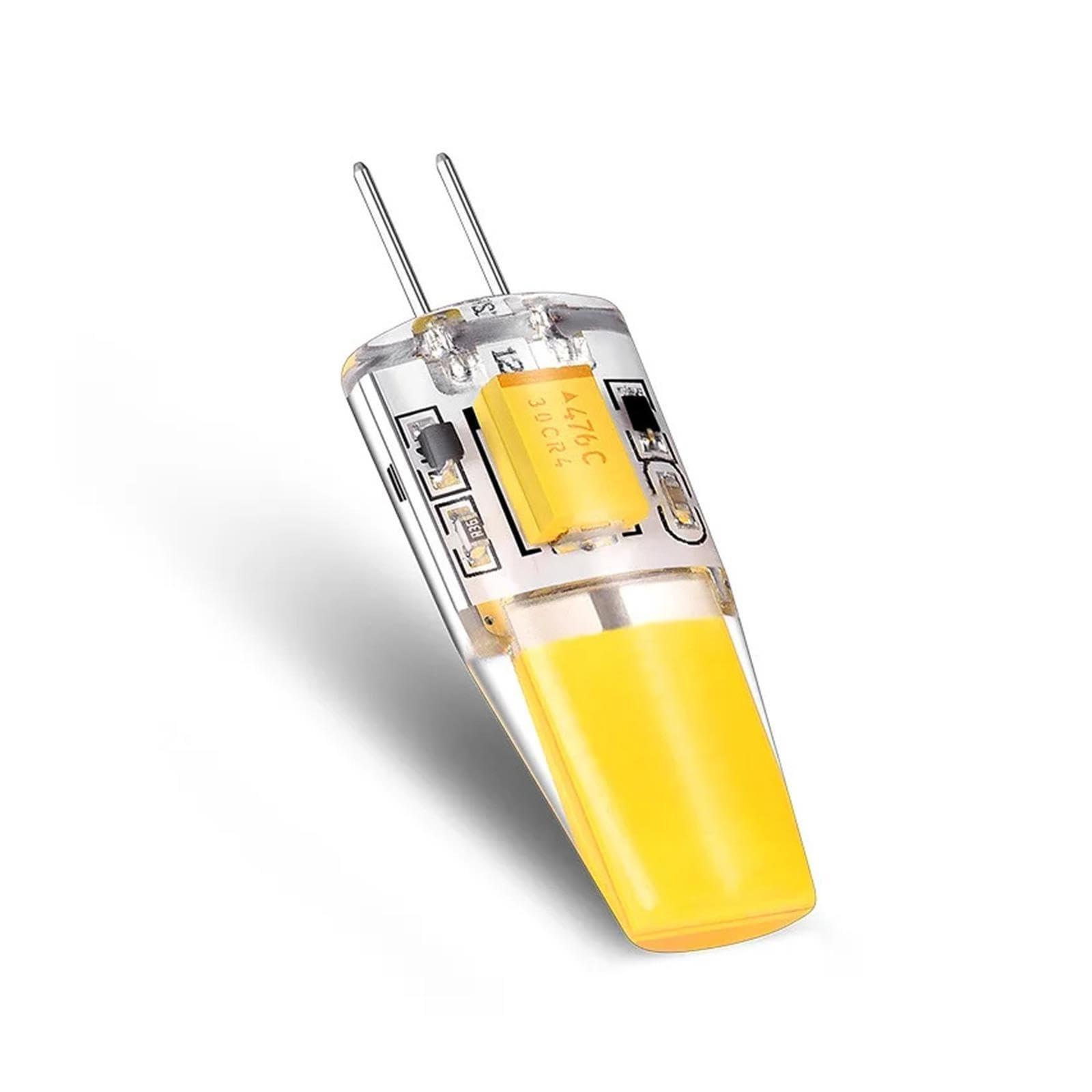 10 Stück G4 COB-LED-Lampe 12 V 1,2–2,5 W