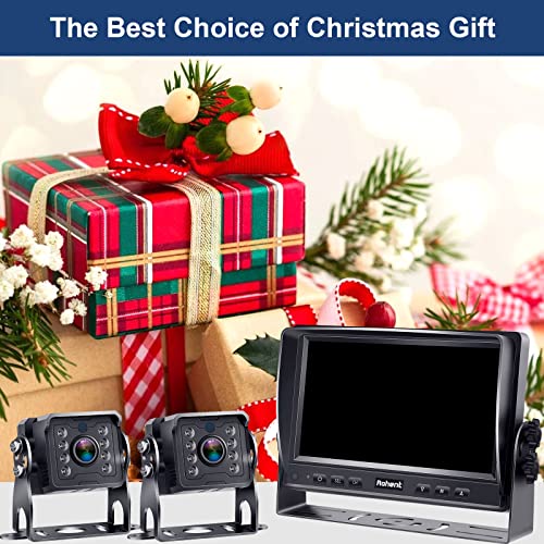 Rohent Rv Backup Camera Upgraded Hd 1080P Rear View Camera System 7'' Monitor 30 Mins Easy Installation Infrared Night Vision Waterproof For Truck Trailer 5Th Wheel Camper R4 #TOP7