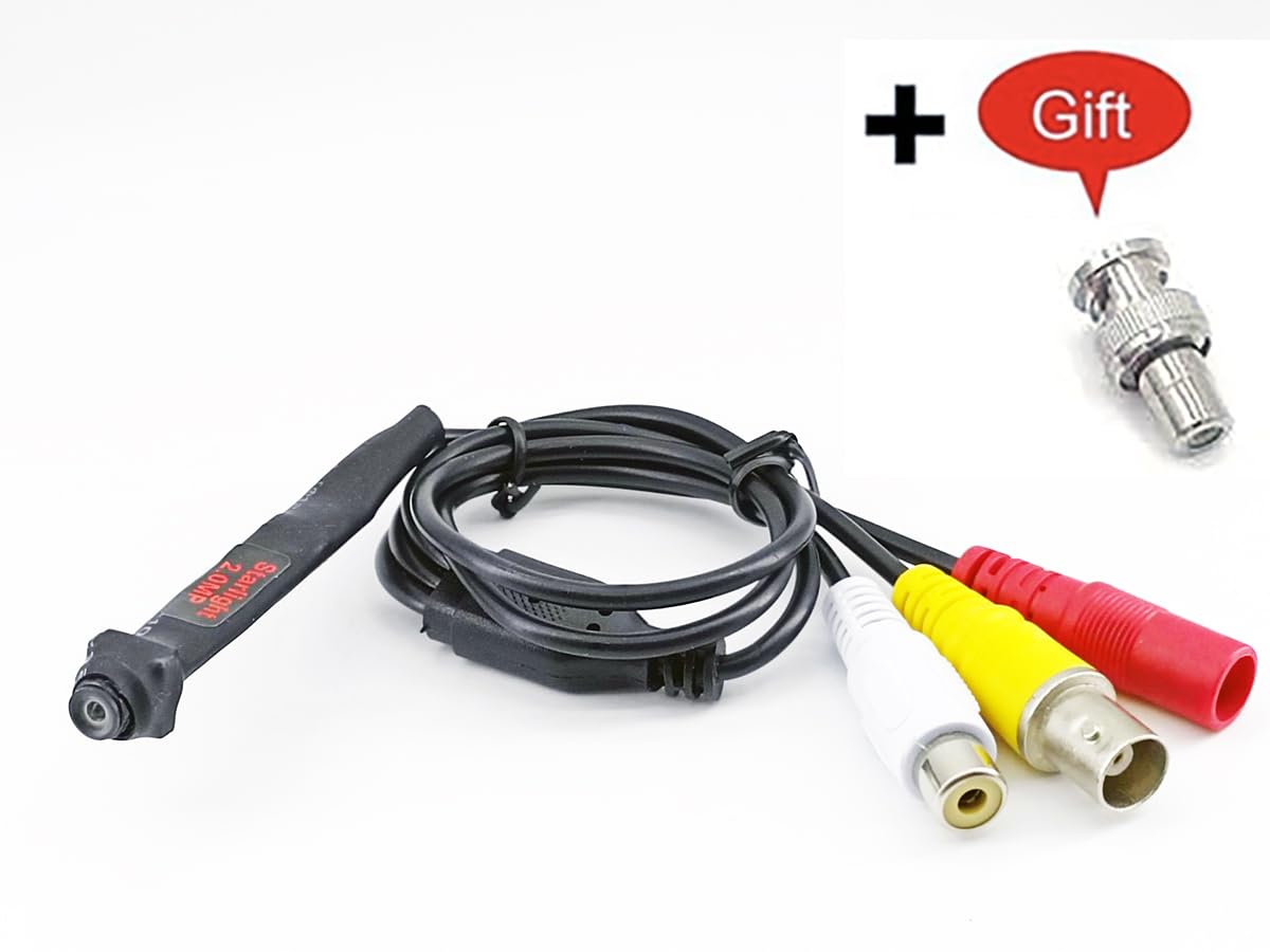 CCTV 1080P HD 2MP Starlight Mini Spy Pinhole AHD Telecamera di Sicurezza con Angolo di Visione Largo a 130 Gradi da 1,8 mm per Sistema DVR 4-in-1 TVI/AHD/CVI/CVBS/960H