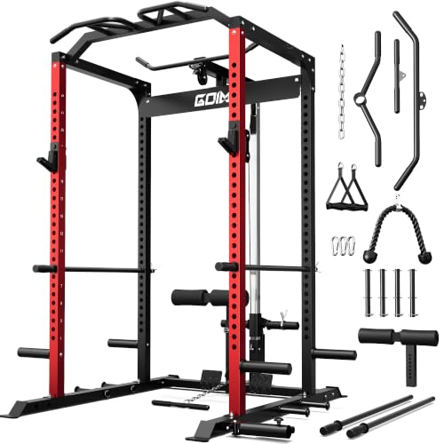 Goimu Power Cage with Leg Hold-Down