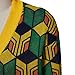 Giyuu Cosplay Costume Cardigan Halloween Sweater Jacket (S/M, Giyuu Tomioka)