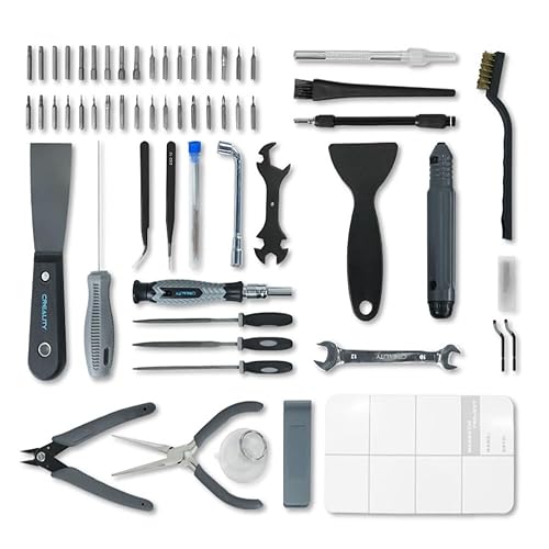Creality - Kit de herramientas de impresora 3D oficial, 74 piezas de herramientas de impresora 3D, accesorios de impresora 3D Pro con bolsa de