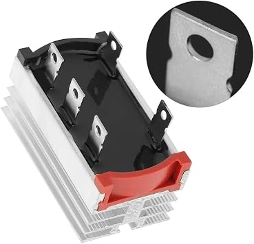 2Pcs Bridge Rectifiers SQL50A AC to DC 3 Phase Diode 50A 1200V Aluminum Bridge Rectifier Diode Spare Adapter