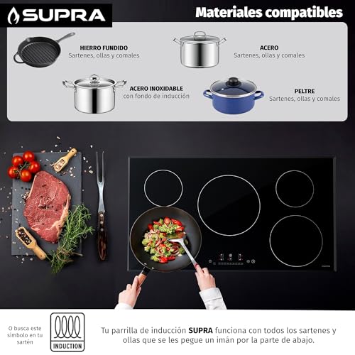 La Mejor Recopilación de Parrilla de Induccion Supra - 5 favoritos. 12 Parrilla de Induccion Supra marca Supra (2)