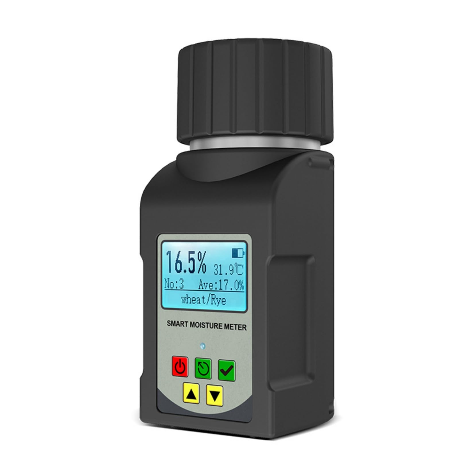 Qianly E Higrómetro Portátil Medidor Temperatura y Humedad Retroiluminado para Agricultores